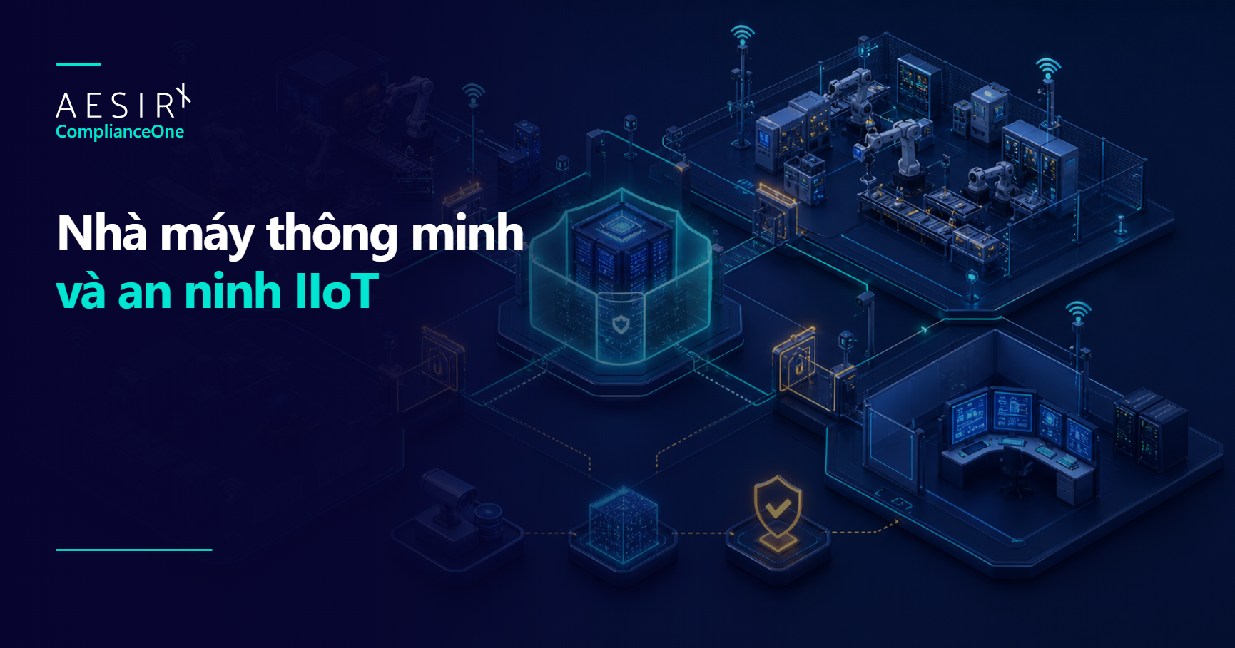 Minh họa: Nhà máy thông minh và an ninh IoT công nghiệp: Quản trị dữ liệu OT trong Công nghiệp 4.0